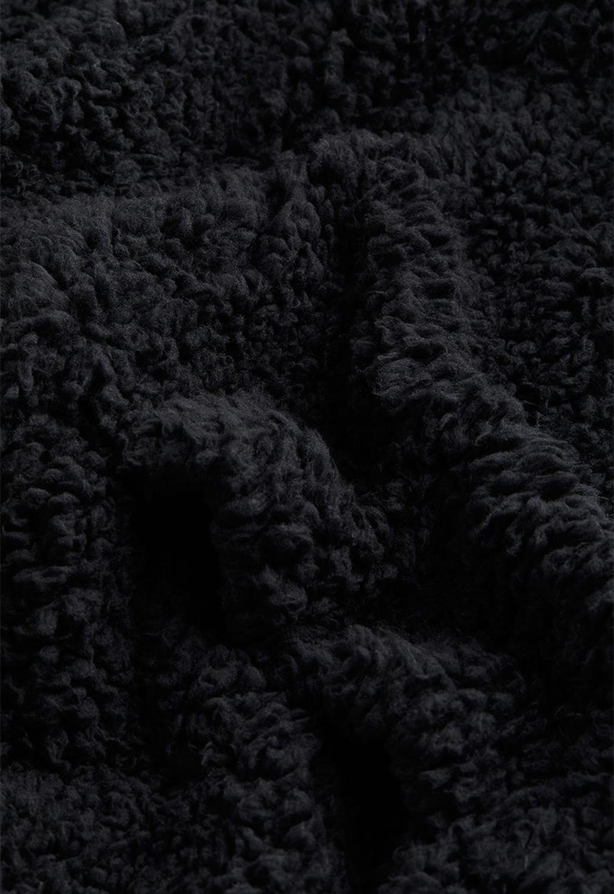 H&M - Teddy hoodie - black