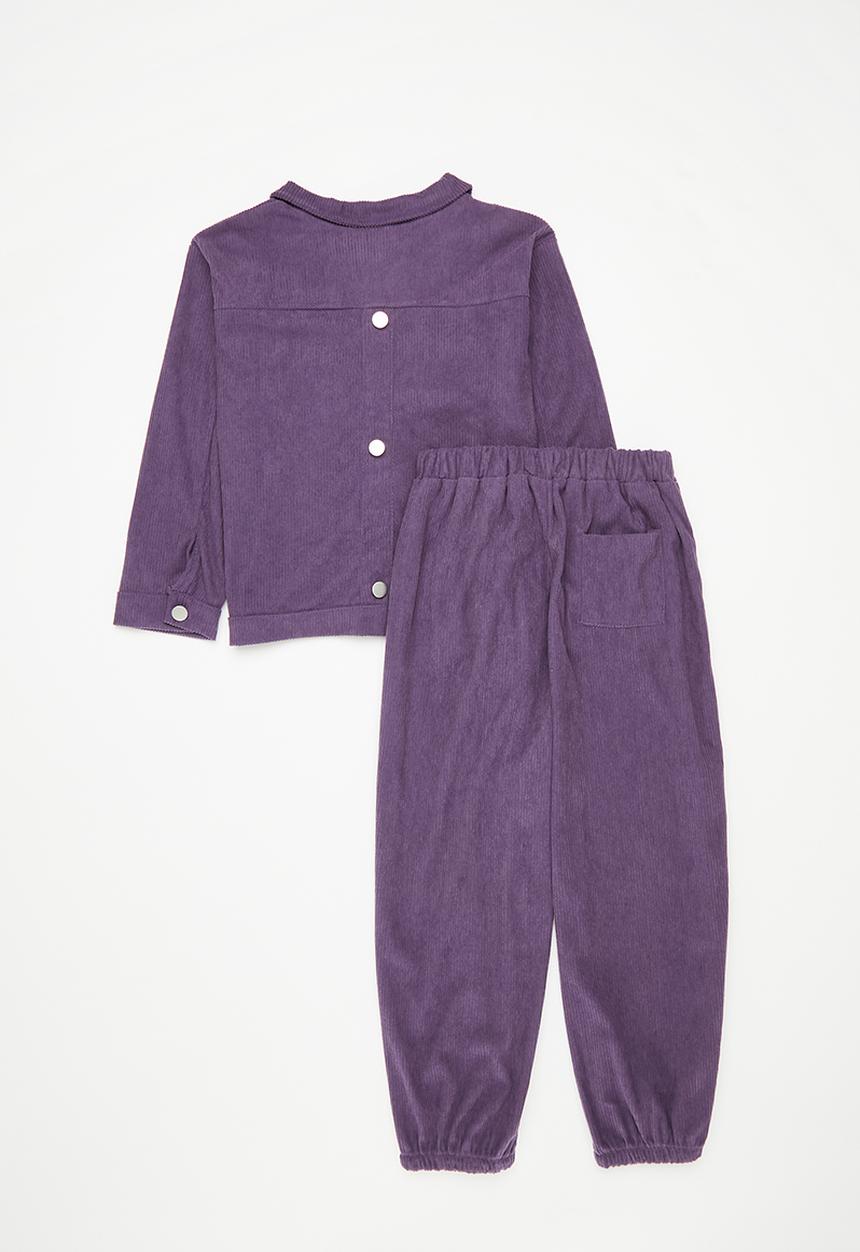 Pop Candy - Trucker jacket & jeans set - purple
