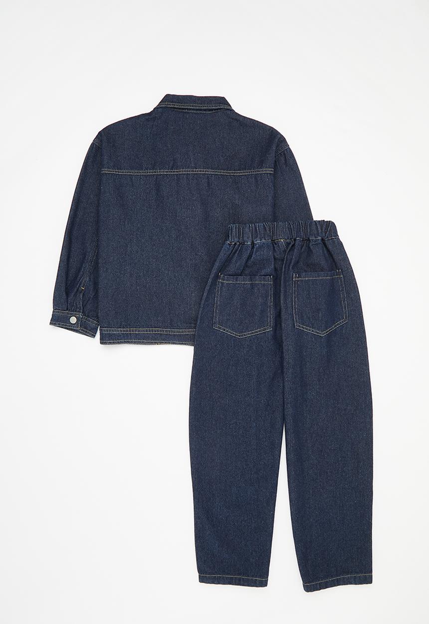 Pop Candy - Denim jacket & jeans set - blue