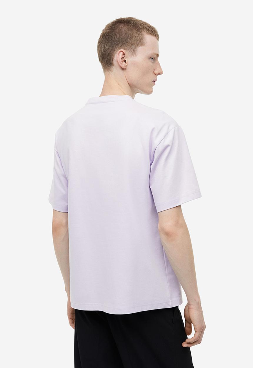 H&M - Relaxed fit t-shirt - purple