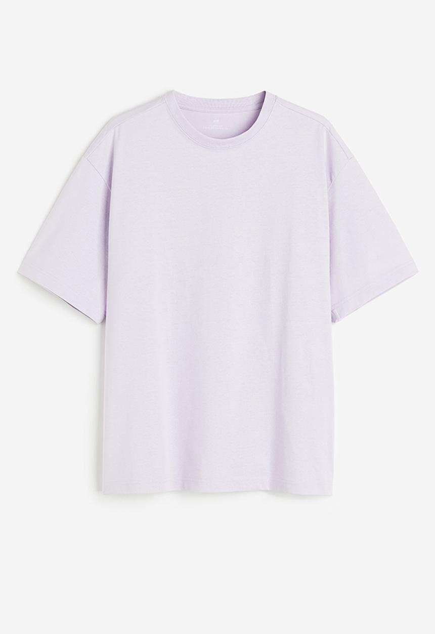 H&M - Relaxed fit t-shirt - purple
