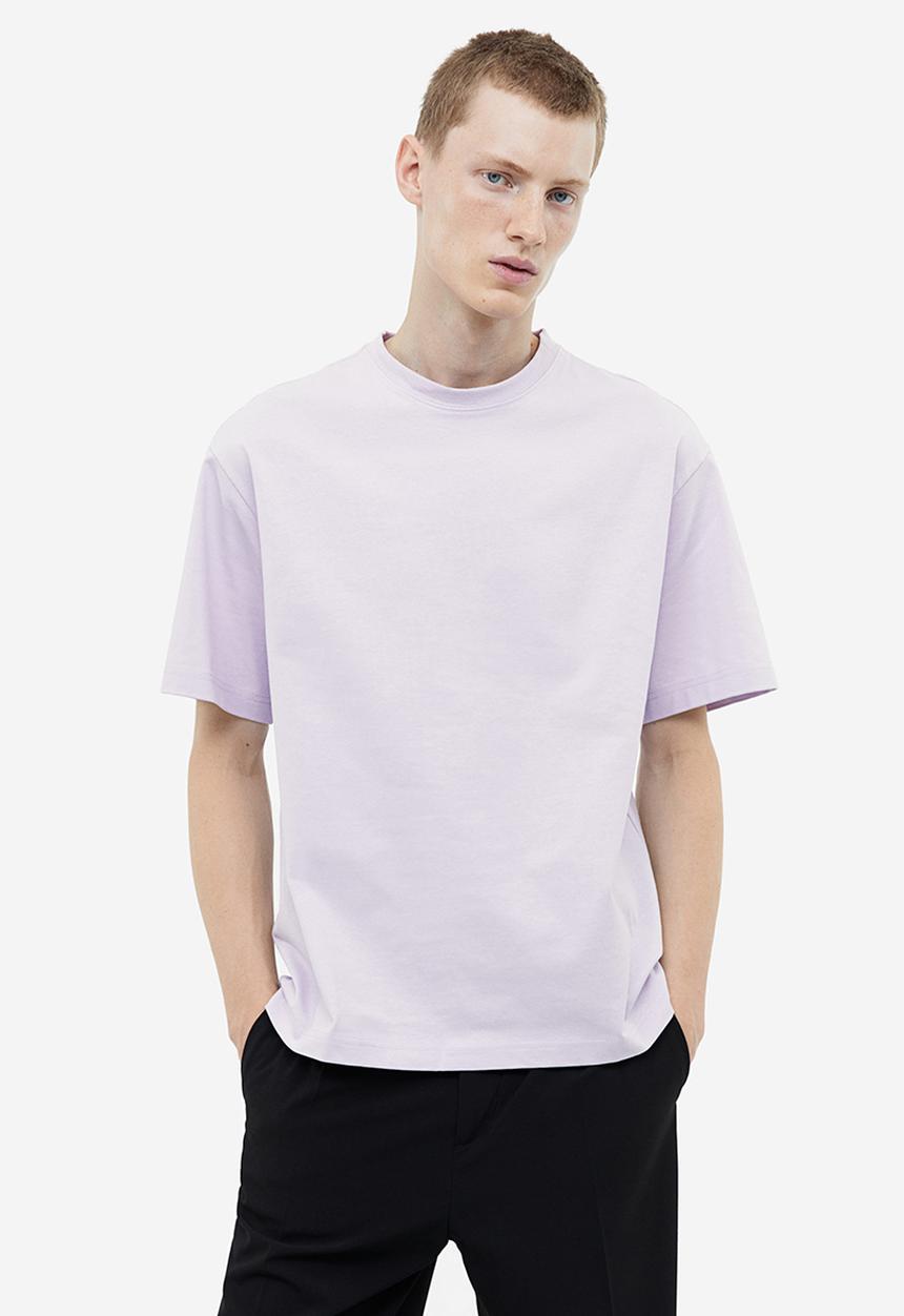 H&M - Relaxed fit t-shirt - purple