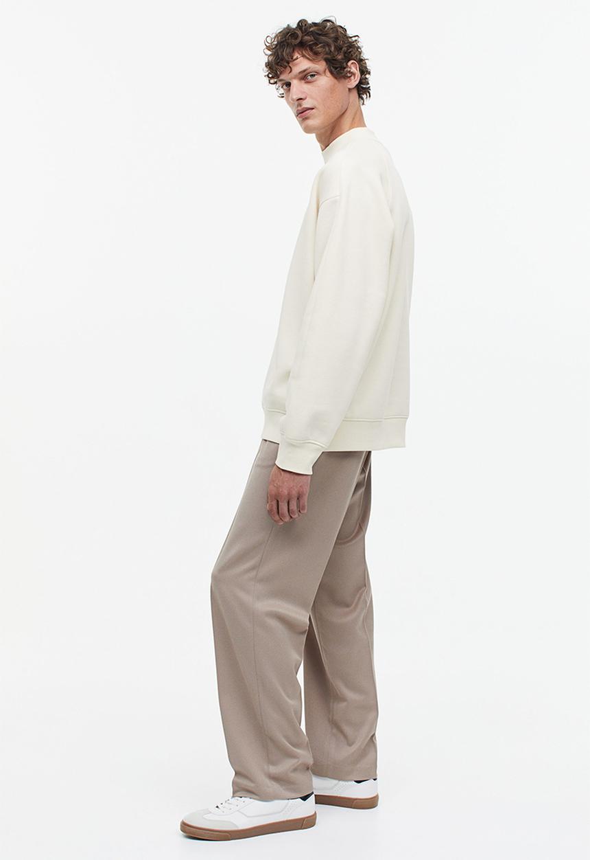 H&M - Relaxed fit sweatshirt - light beige