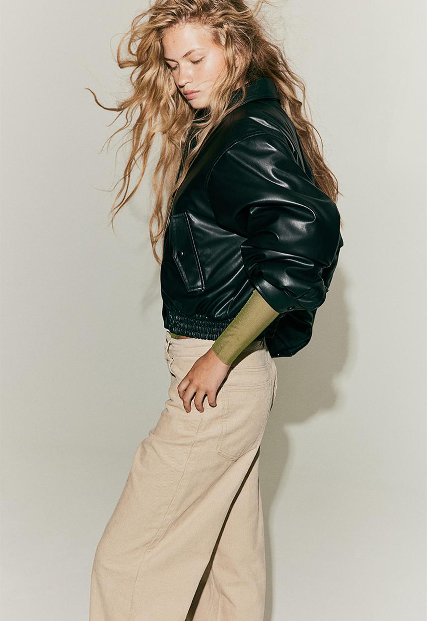 H&M - Coated jacket - black