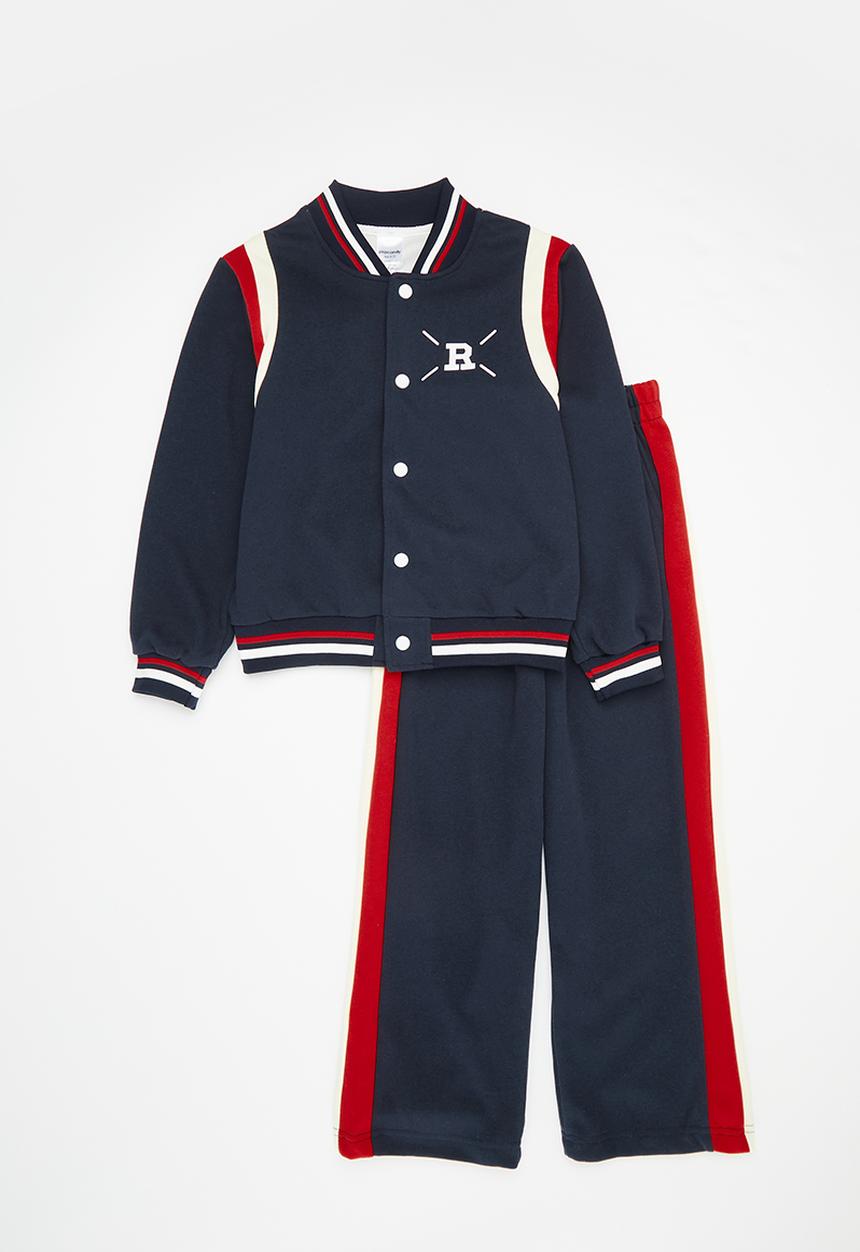 Pop Candy - Baseball jacket and pants set - blue