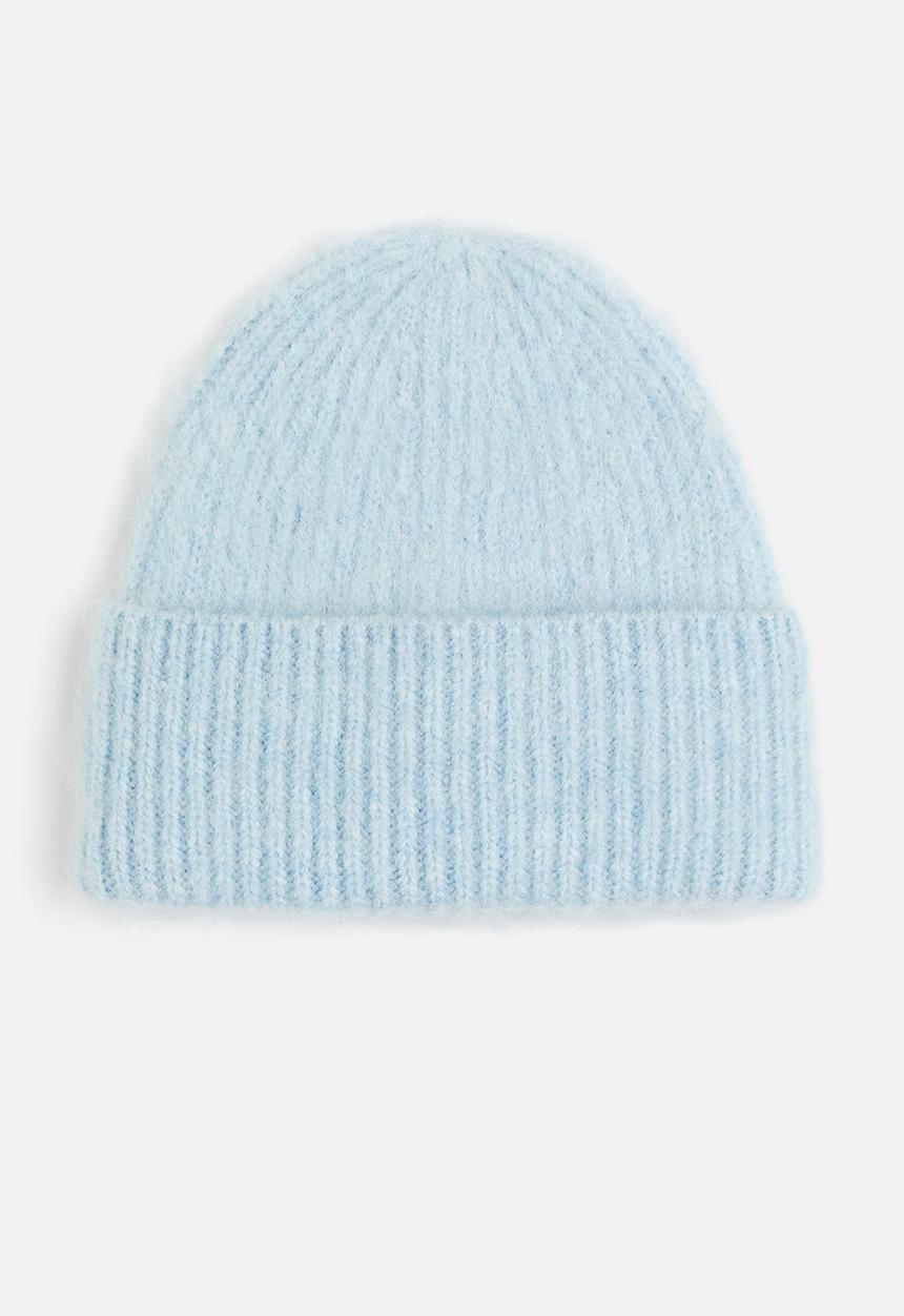 H&M - Rib-knit hat - light blue