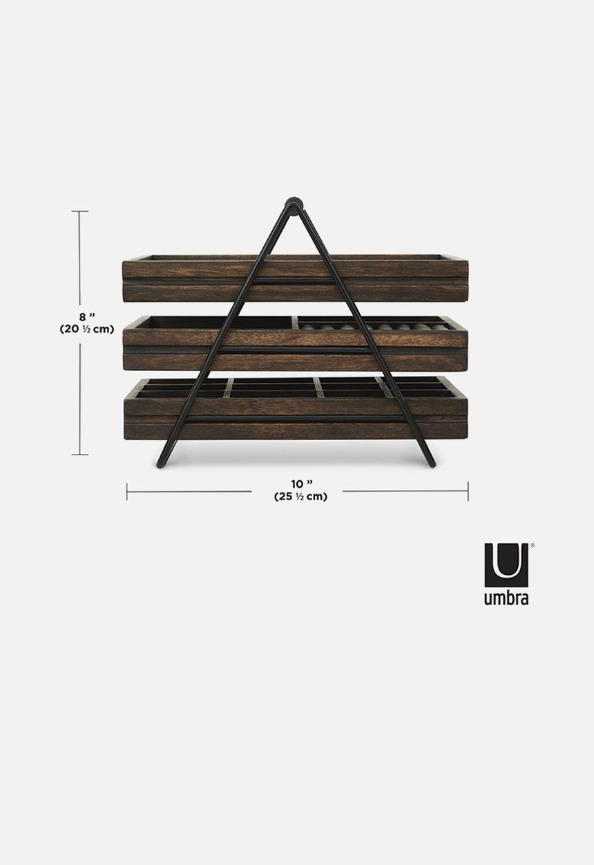 Umbra - Terrace Jewellery Tray - Walnut