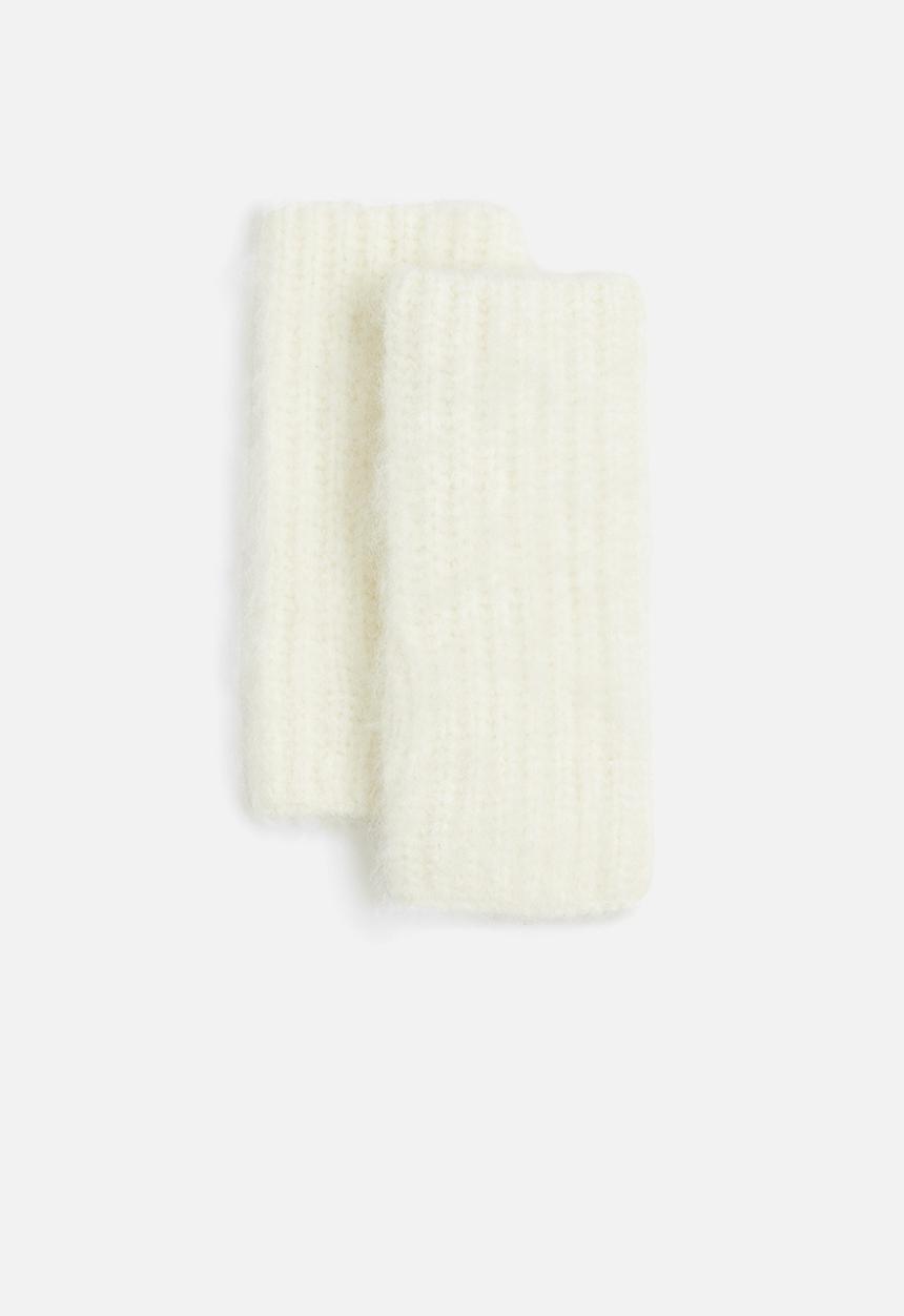 H&M - Fingerless gloves - white