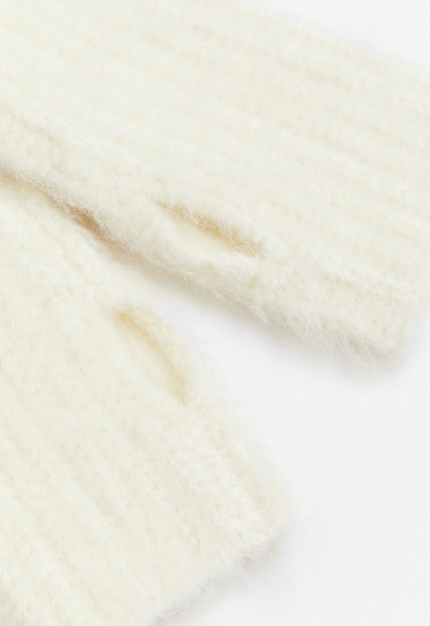 H&M - Fingerless gloves - white