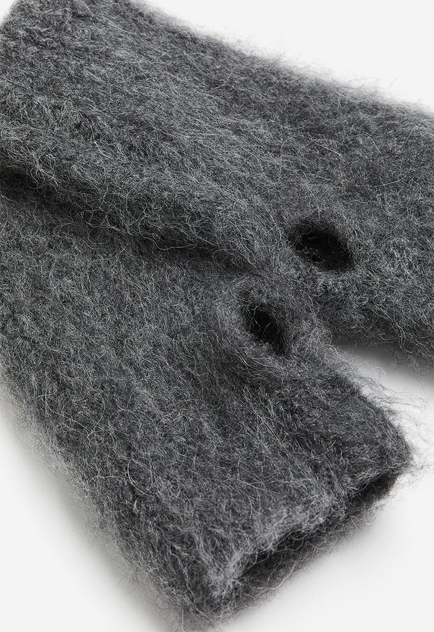 H&M - Fingerless gloves - grey