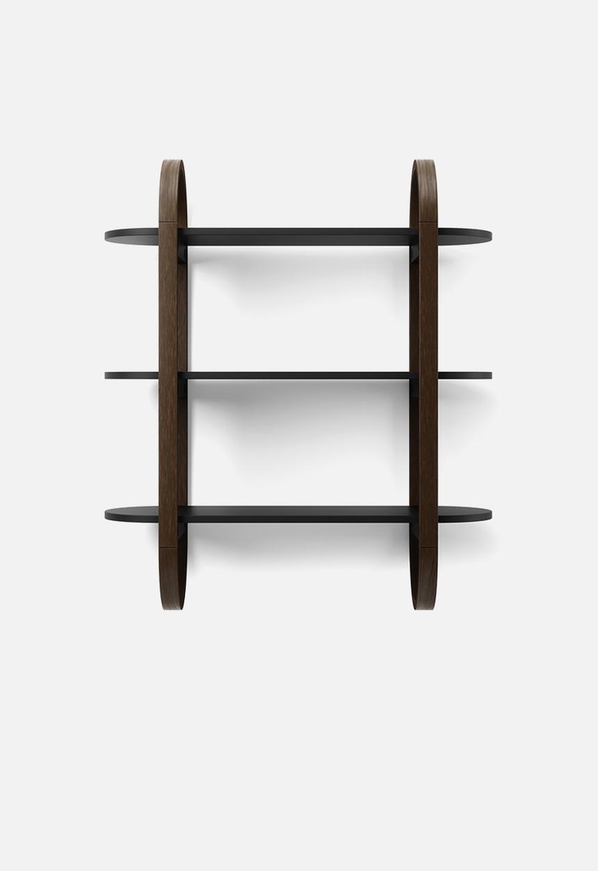 Umbra - Bellwood wall shelf - black & walnut