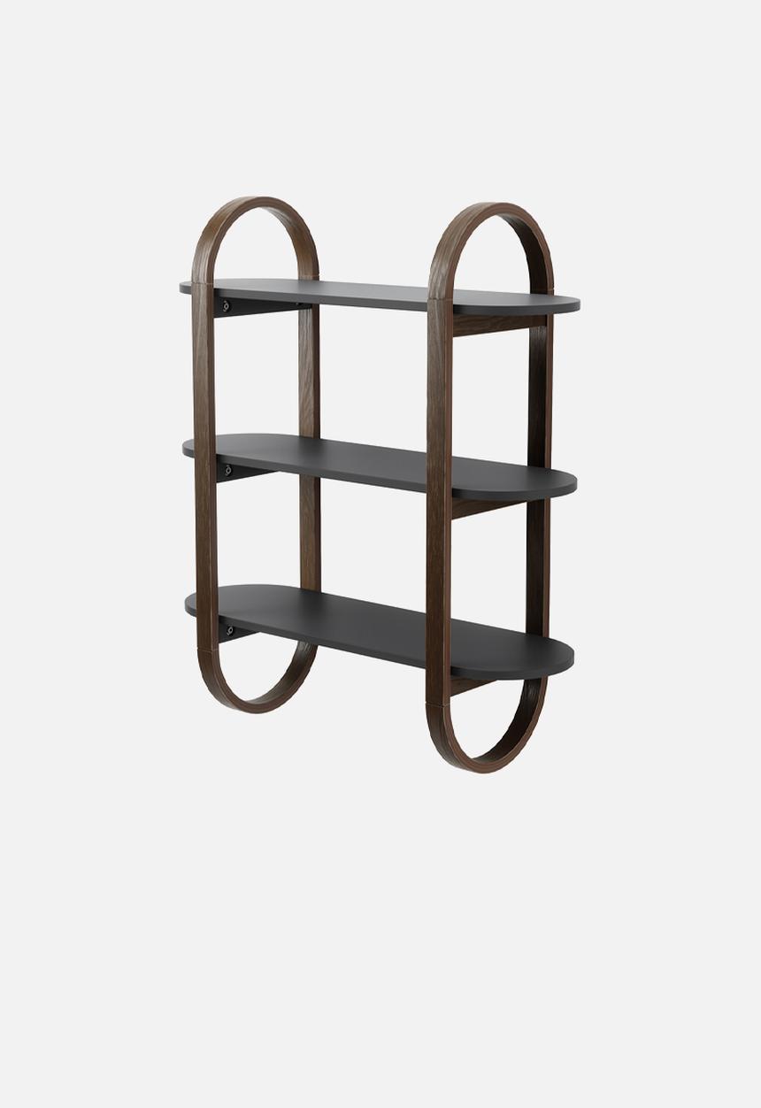 Umbra - Bellwood wall shelf - black & walnut