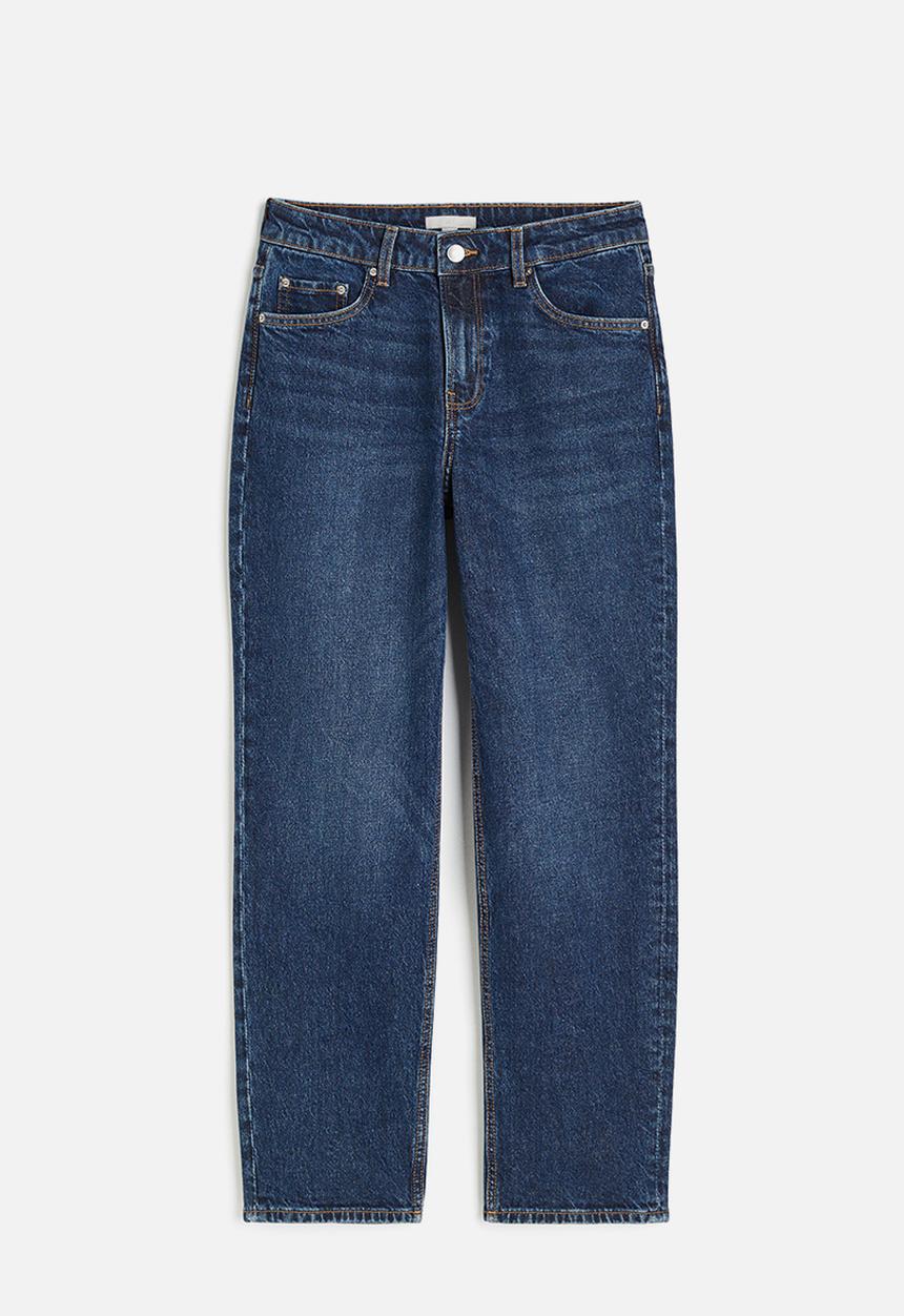H&M - Slim regular ankle jeans - dark denim blue