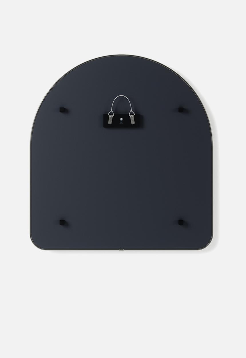 Umbra - Hubba arched mirror - metallic & titanium