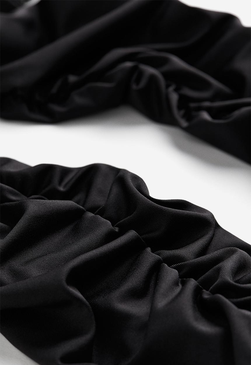 H&M - Ruched leggings - black