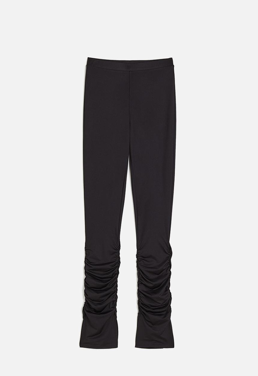 H&M - Ruched leggings - black