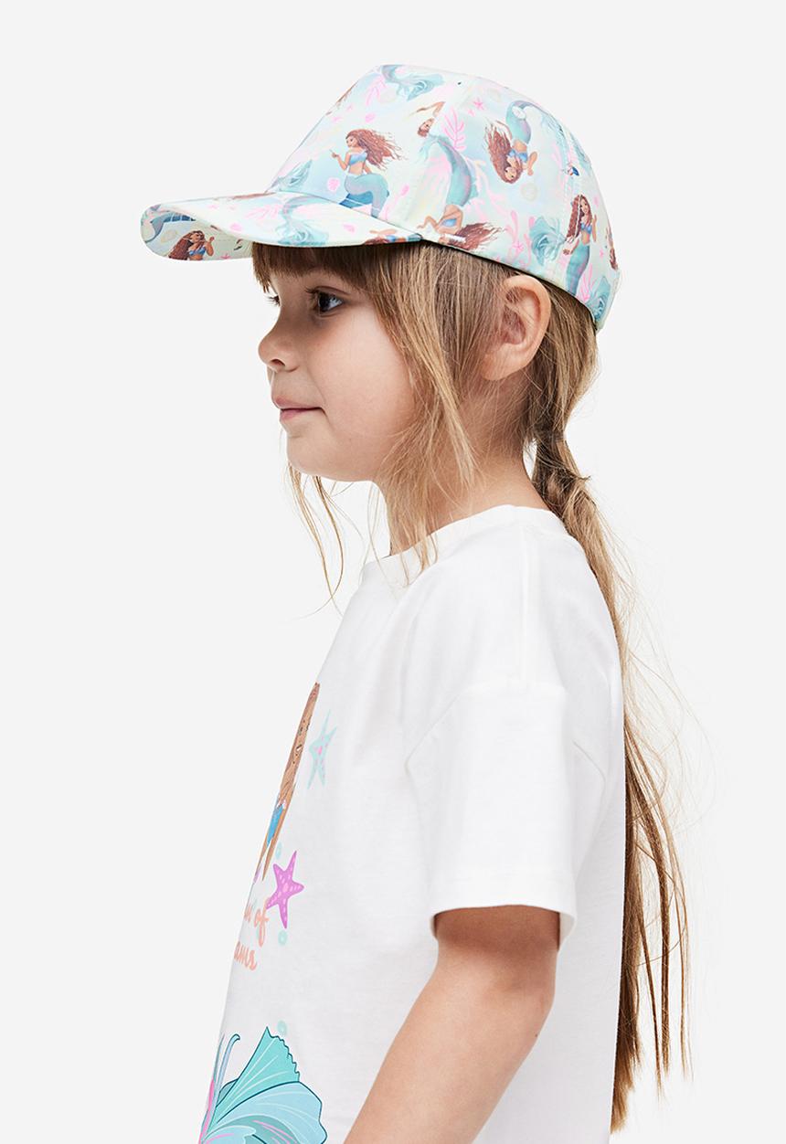 H&M - Printed cap - mint green/the little mermaid