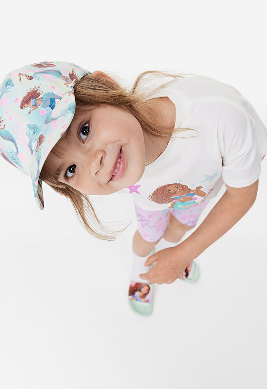 H&M - Printed cap - mint green/the little mermaid