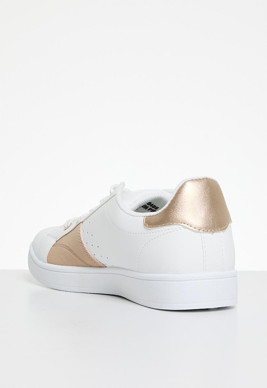 Pierre Cardin - Retro 2 sneaker - white gold