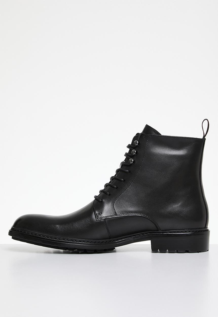 POLO - Cleated combat boot - black 