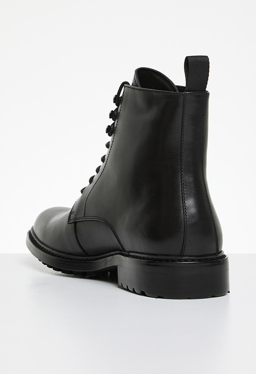 POLO - Cleated combat boot - black 