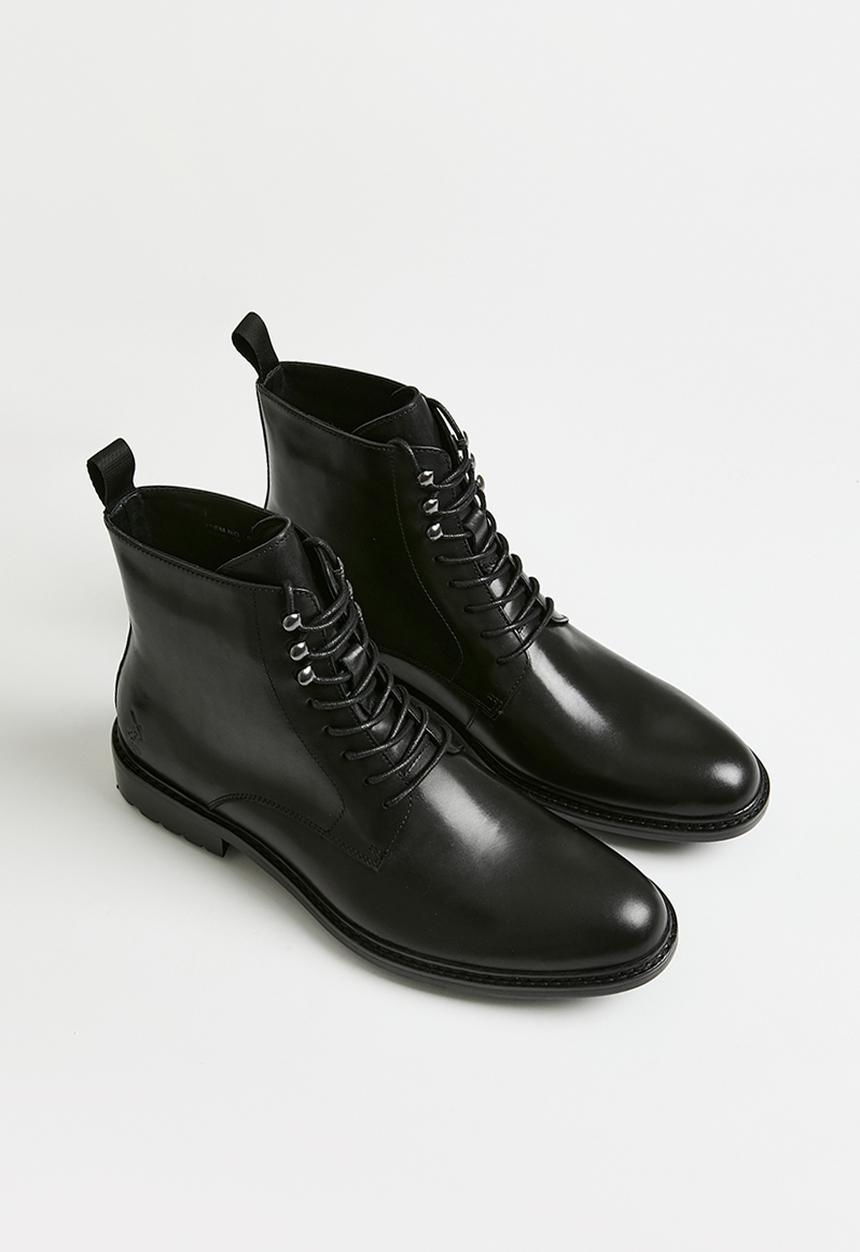 POLO - Cleated combat boot - black 