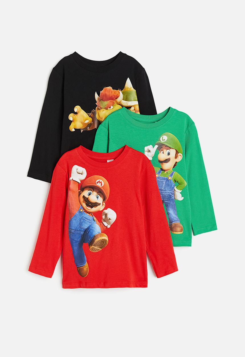 H&M - 3-Pack long-sleeved T-shirts - multi