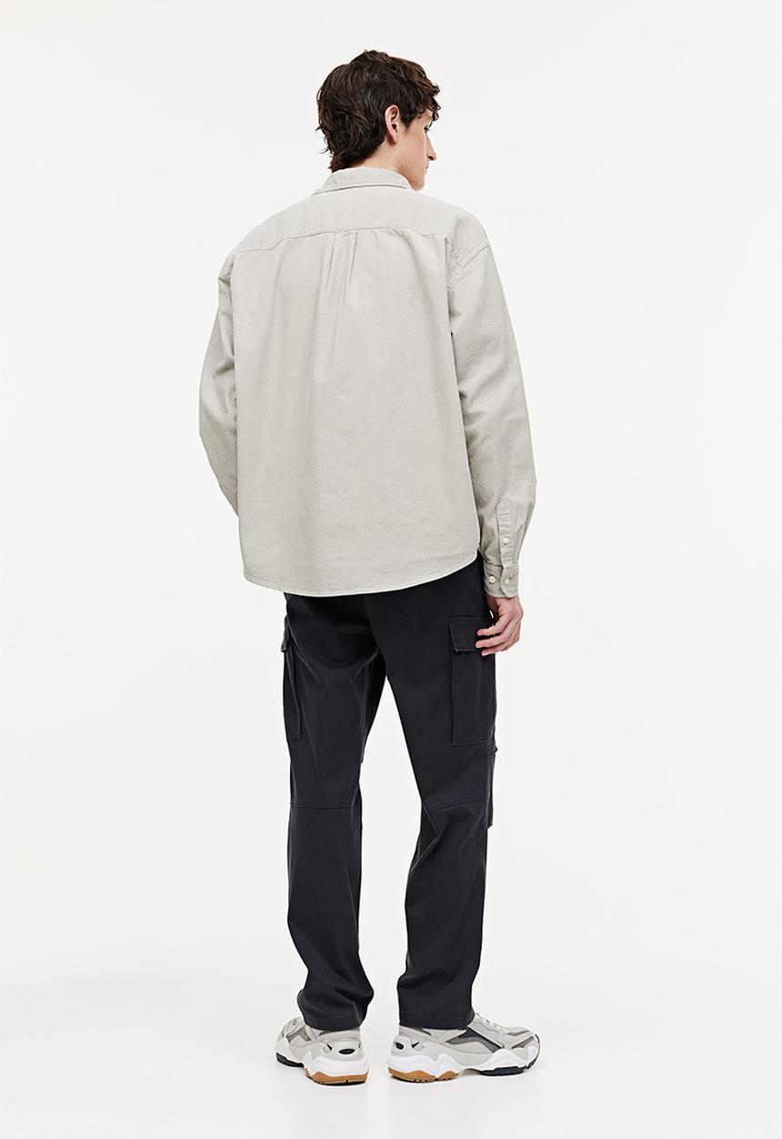 H&M - Regular fit cargo trousers - dark grey