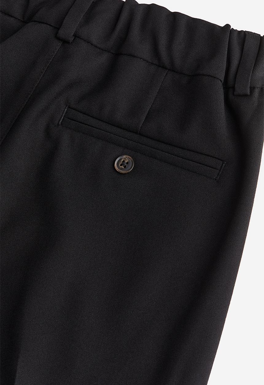 H&M - Dressy trousers - black