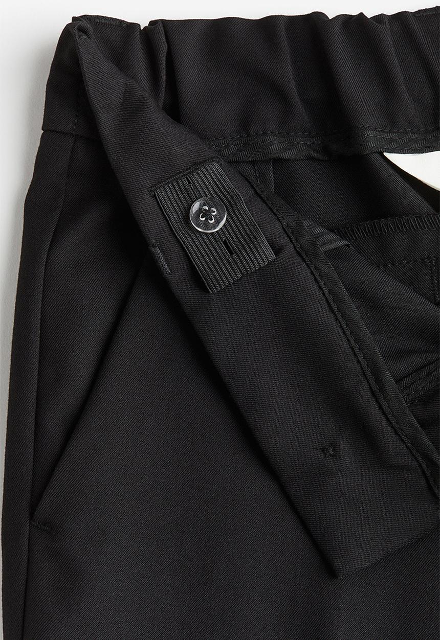 H&M - Dressy trousers - black