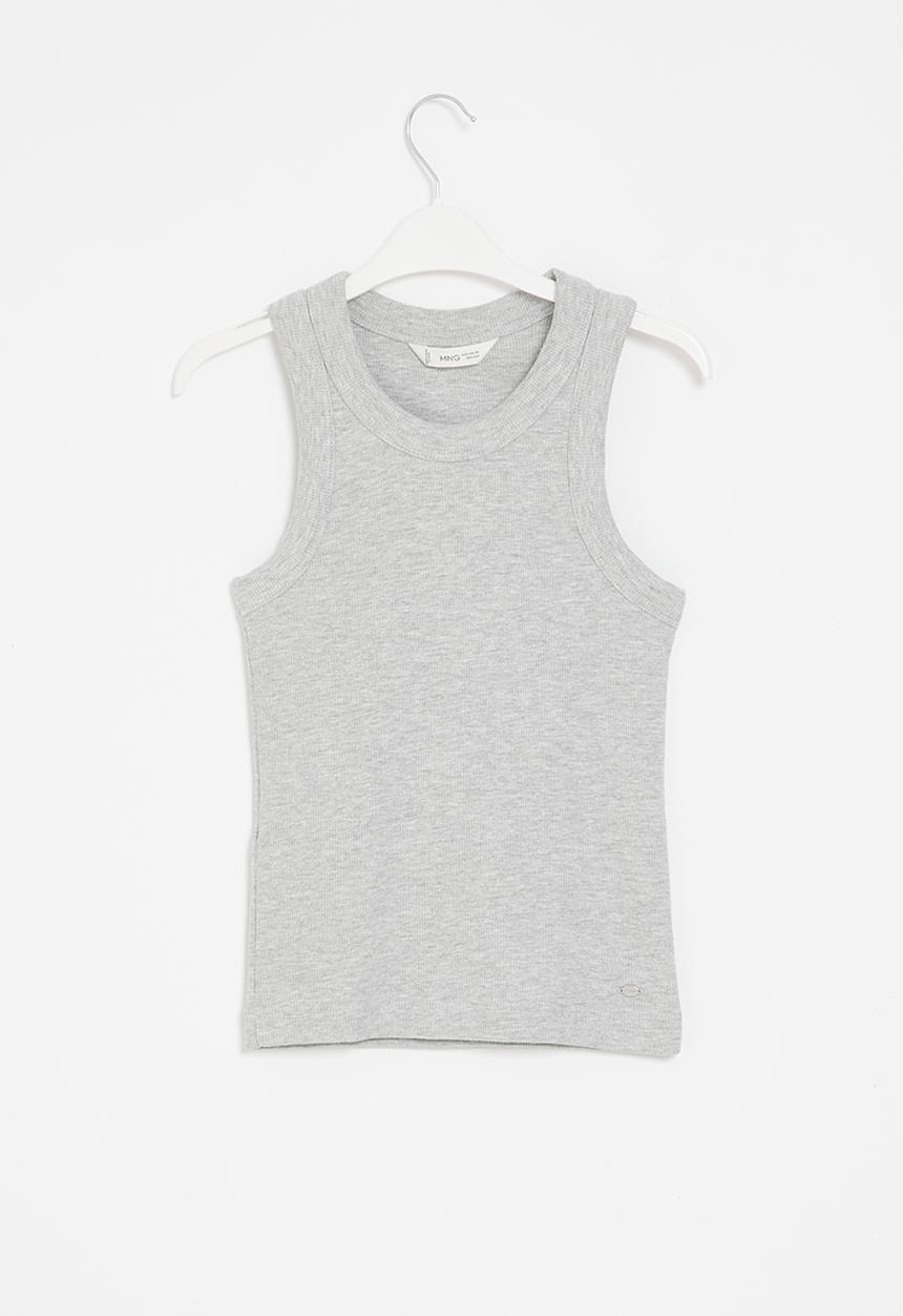 MANGO - T-shirt swim - medium grey