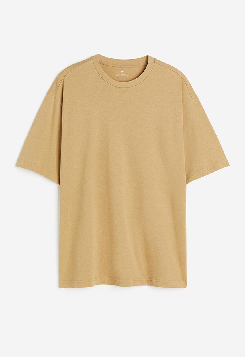 H&M - Loose fit T-shirt - beige