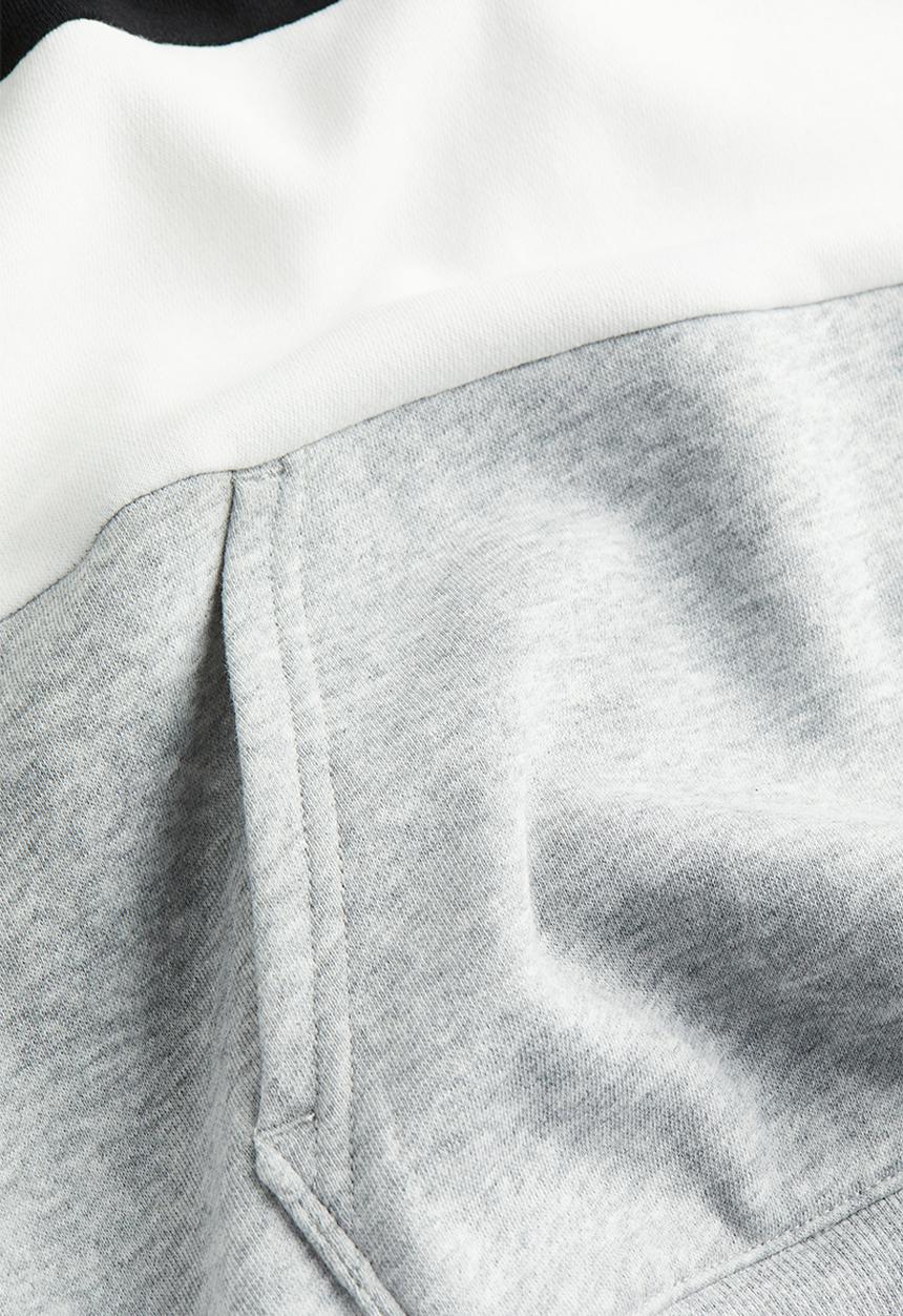 H&M - Printed hoodie - black/block-coloured