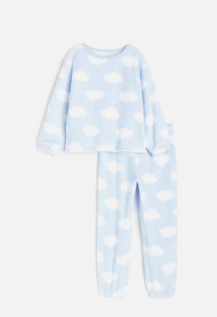 H&M - Pile pyjamas - light blue/clouds