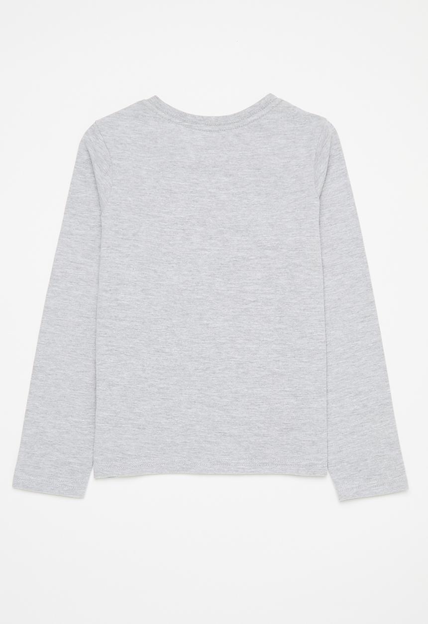Pop Candy - 2 Pack l/s graphic tee - navy & grey