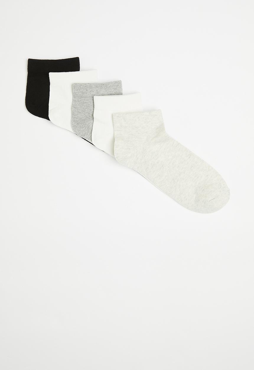 H&M - 5-pack cotton-blend socks - multi