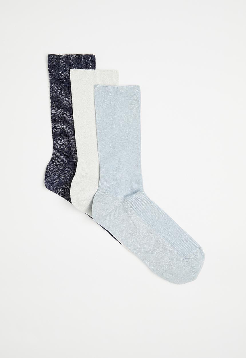 H&M - 3-pack ribbed socks - multi