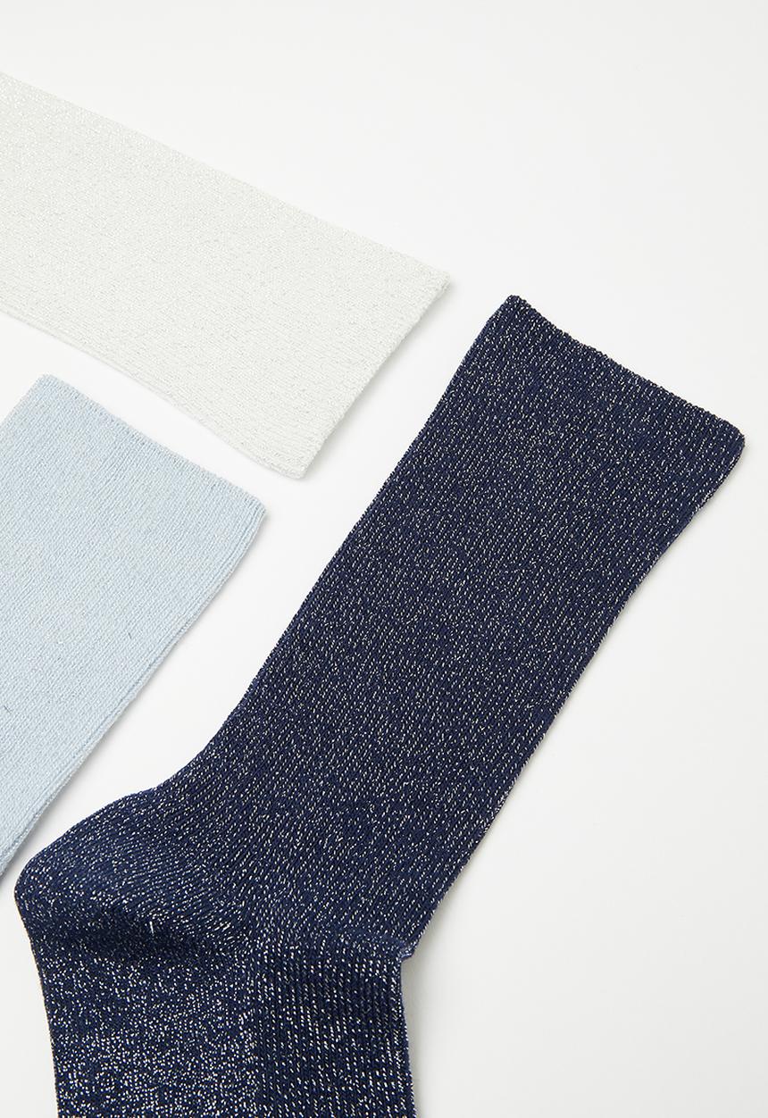 H&M - 3-pack ribbed socks - multi