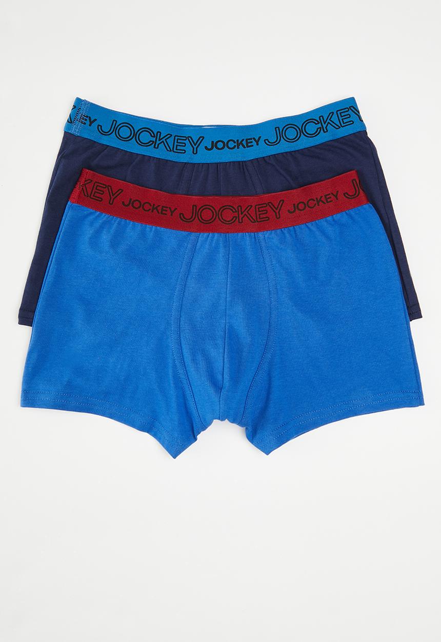 Jockey - 2 pack  boys pouch trunk - bluest eyes/blue cavern