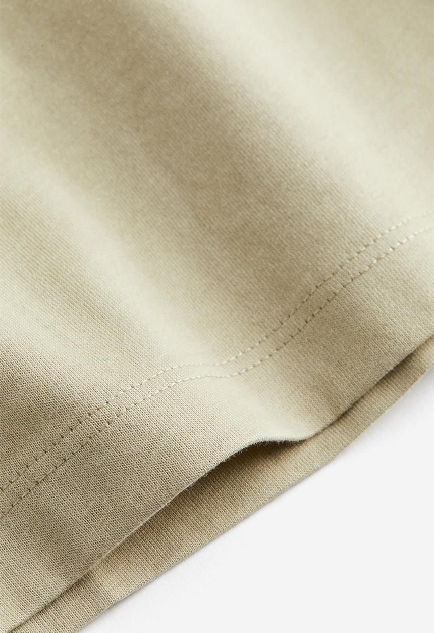 H&M - Cotton t-shirt - light khaki green