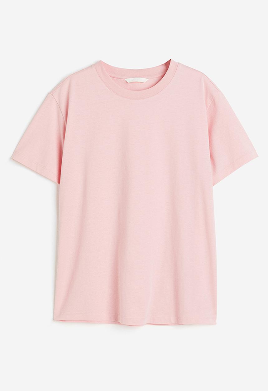 H&M - Cotton t-shirt - light pink