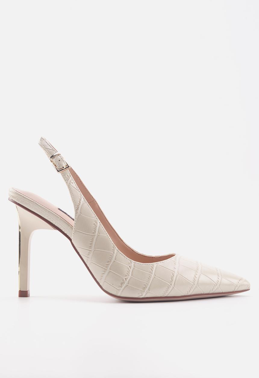 Nine West - Adren sling back heel - beige