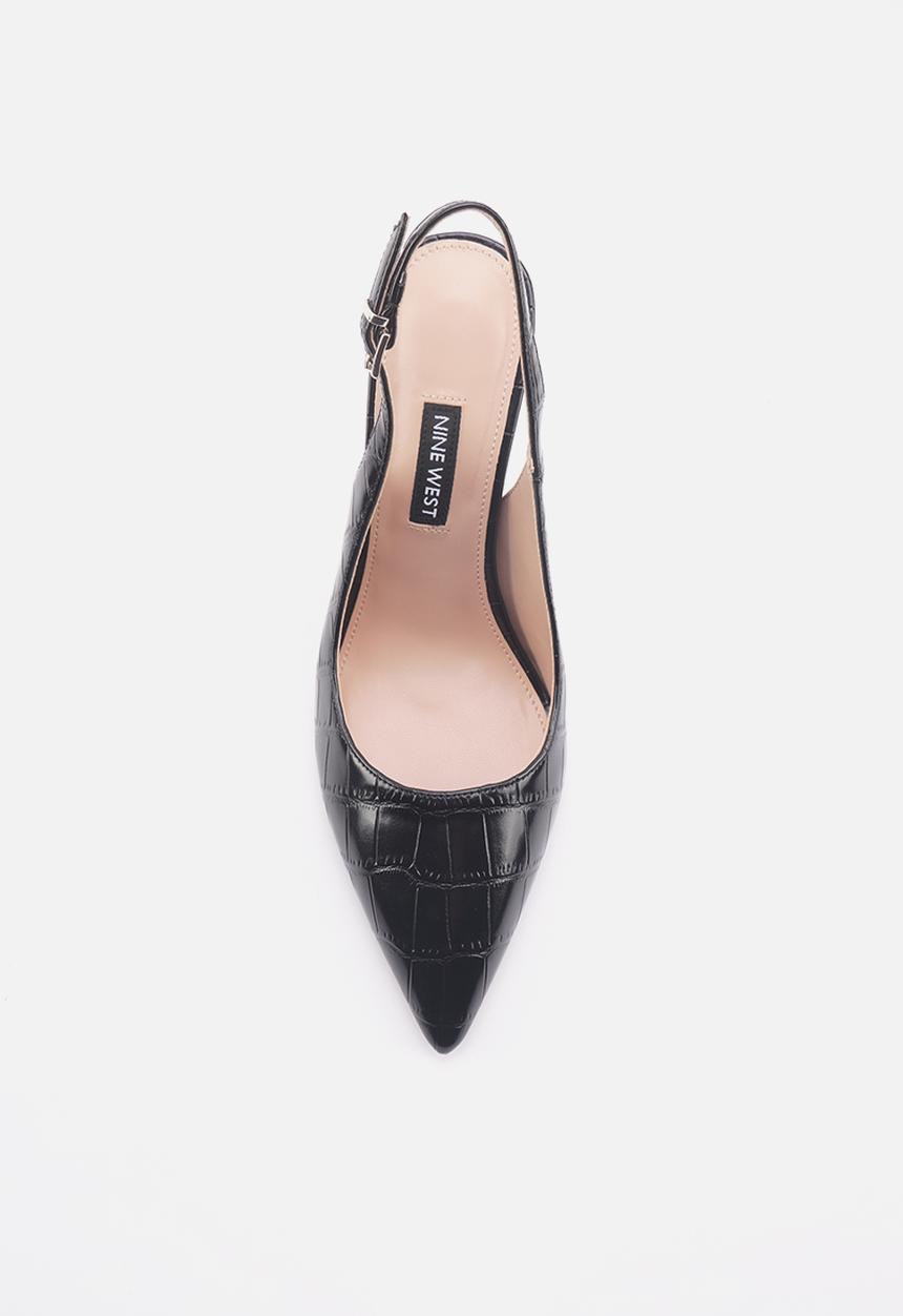 Nine West - Adren sling back heel - black