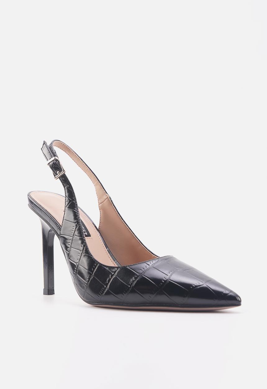 Nine West - Adren sling back heel - black