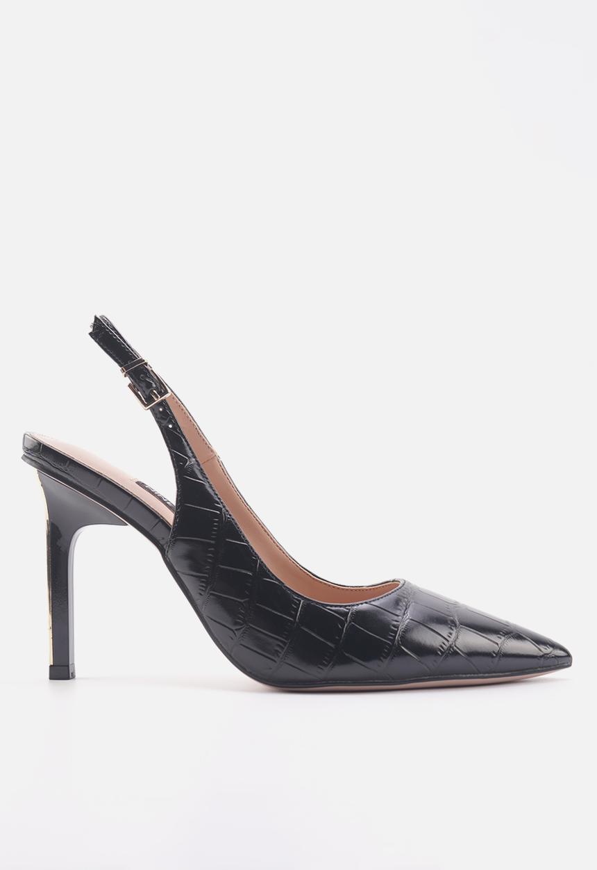 Nine West - Adren sling back heel - black