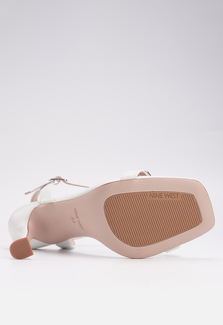 Nine West - Davidson ankle strap heel - off white