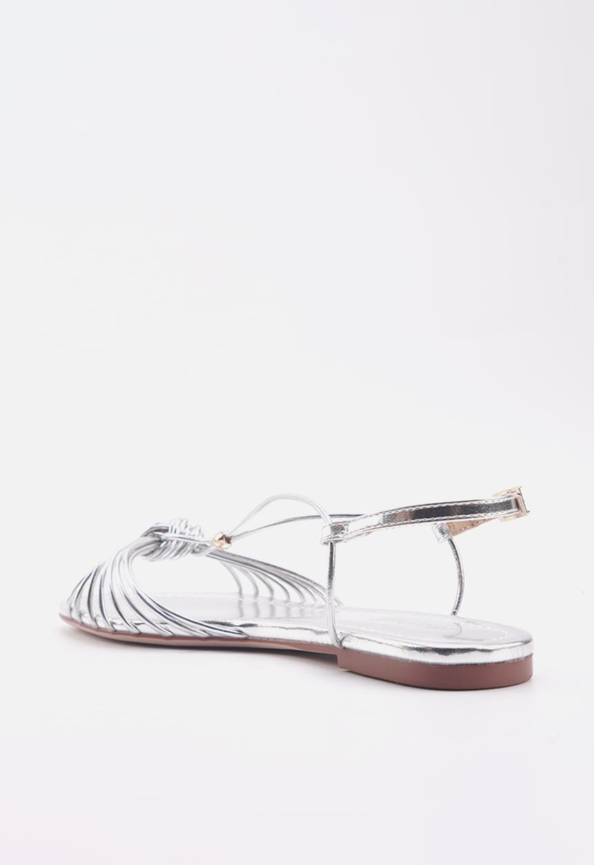 Nine West - Gamb ankle strap sandal - silver