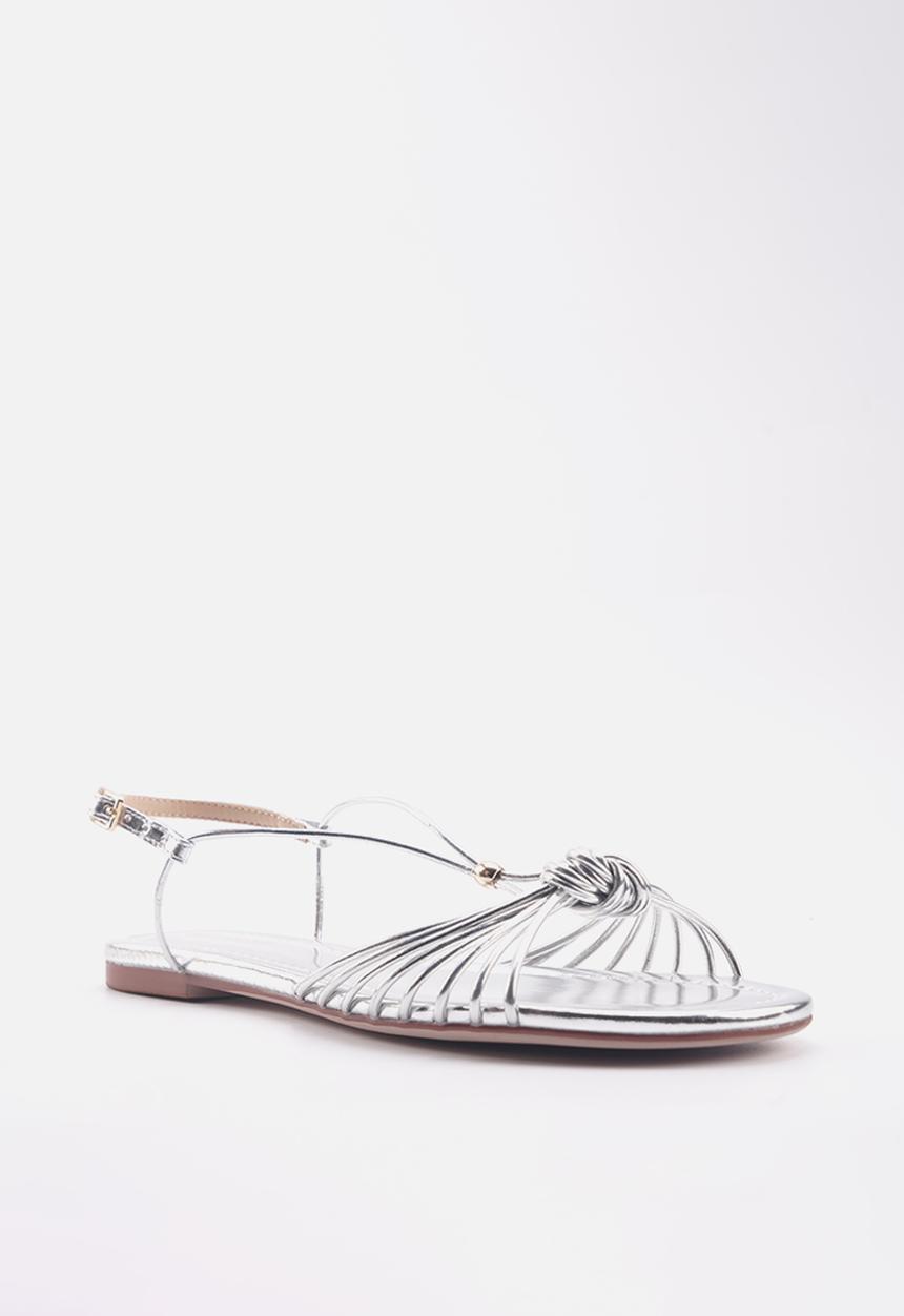 Nine West - Gamb ankle strap sandal - silver