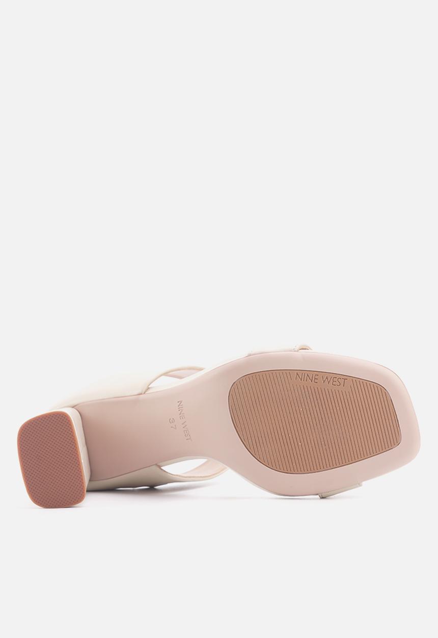 Nine West - Matild block heel slip on - cream