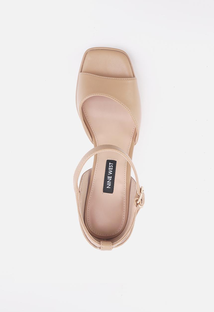 Nine West - Belr3  block heel - tan